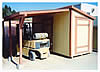 6x14 Shed Roof, w/ 8x14 overhang, 1-extra shed door