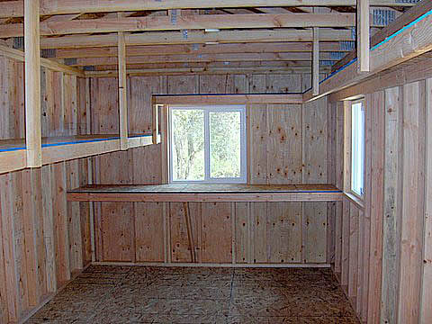 California Custom Sheds - Inside Truss Package