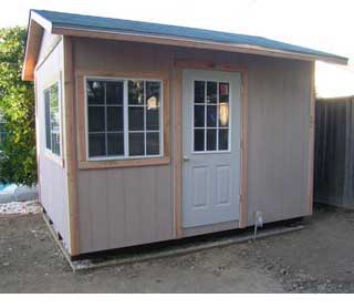 California Custom Sheds - 10x12 Truss Package