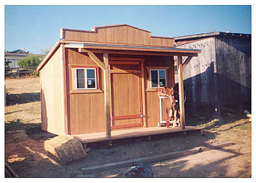 California Custom Sheds - 10x16 Western Roof Style